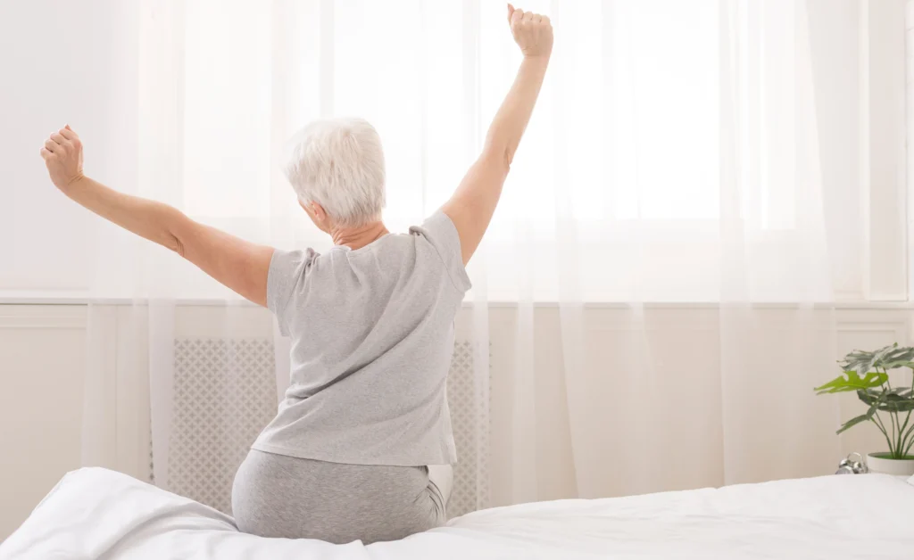 patient experiencing pain free life after treatment