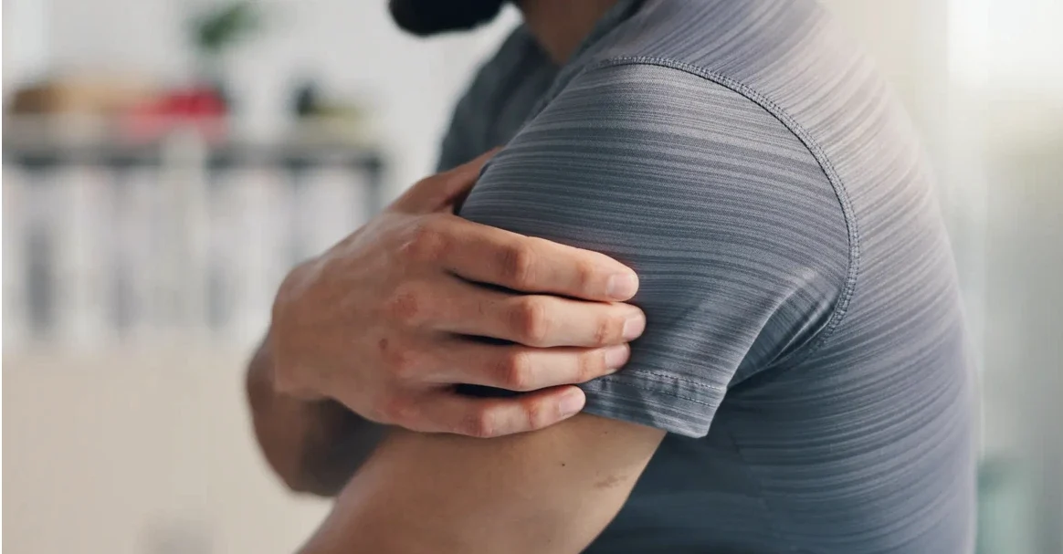 patient with irreparable rotator cuff tear in their shoulder.